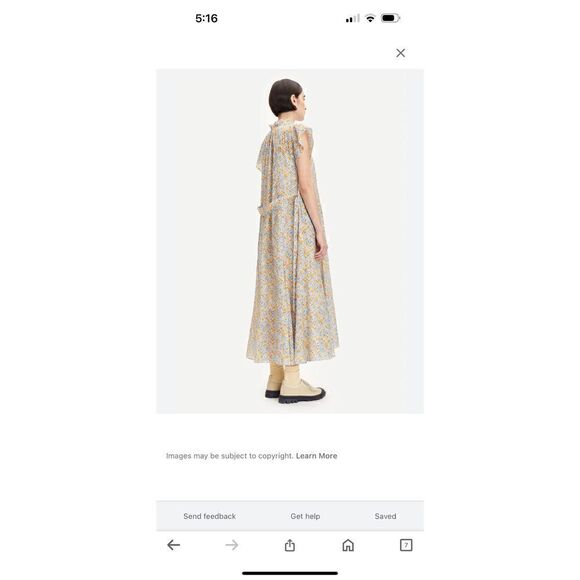 NWT Samsoe Samsoe Karookh Apricot Blossom Dress - Picture 3 of 9